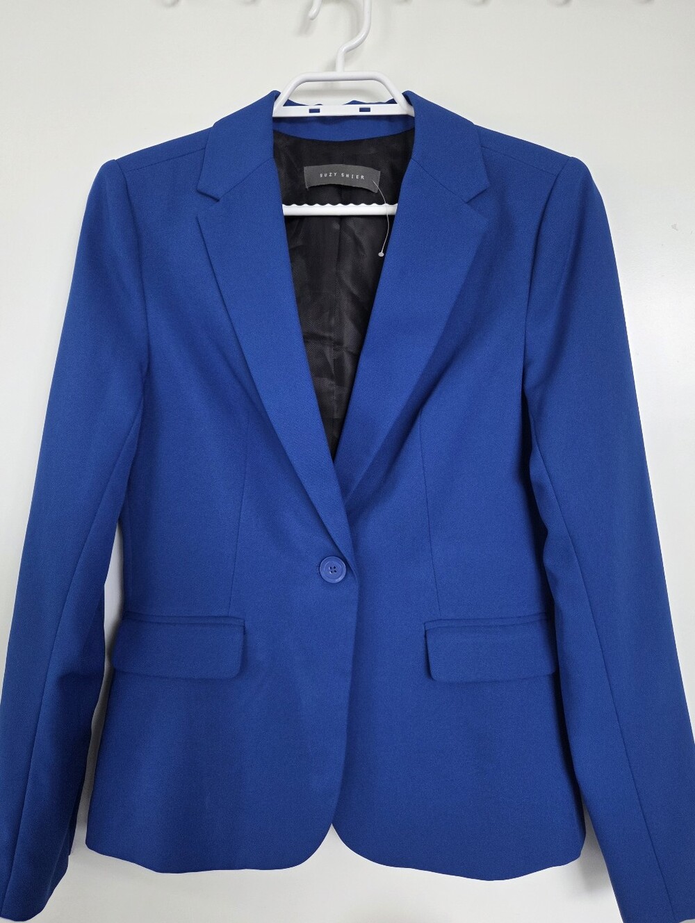 New - Royal Blue Single-Button Women's Blazer
